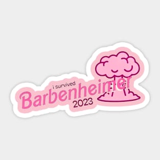 Retro Style Barbenheimer - 2023 Sticker